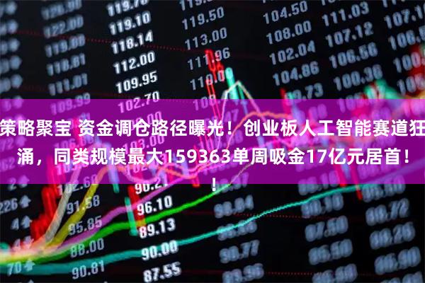 策略聚宝 资金调仓路径曝光！创业板人工智能赛道狂涌，同类规模最大159363单周吸金17亿元居首！